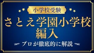 【さとえ学園小学校】編入はできる？募集の有無・試験内容・注意点を徹底解説！
