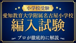 【愛知教育大学附属名古屋小学校】編入はできる？募集の有無・試験内容・注意点を徹底解説！