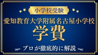 【愛知教育大学附属名古屋小学校】学費と親の職業事情｜共働き金持ち家庭が多いって本当？