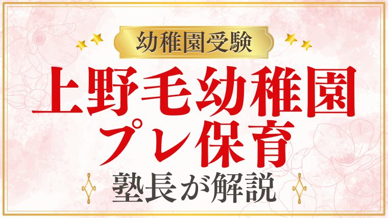 【上野毛幼稚園】プレ保育｜内容・申し込み・活用方法を解説