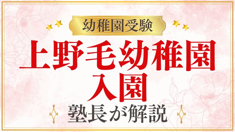 【上野毛幼稚園】入園｜手続き・準備・入園後の生活を解説