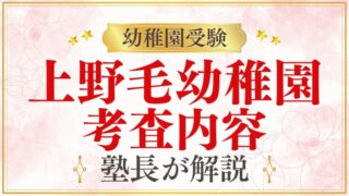 【上野毛幼稚園】考査・試験内容は？評価ポイントと対策を解説