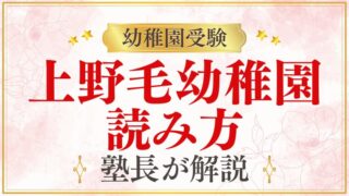 【上野毛幼稚園】読み方｜かみのげ？うえのけ？正しい読みを解説