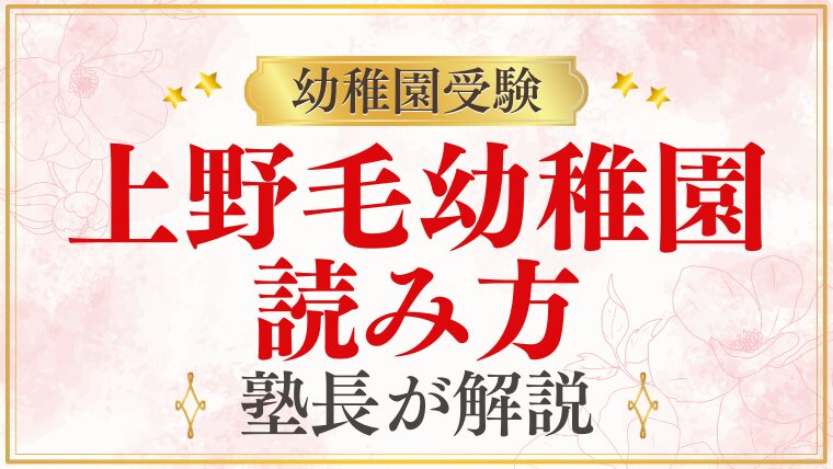 【上野毛幼稚園】読み方｜かみのげ？うえのけ？正しい読みを解説