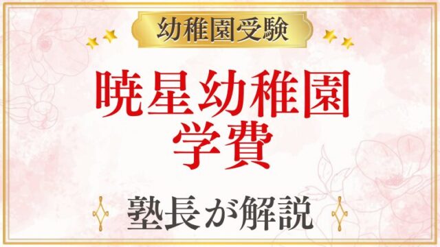 暁星幼稚園 学費