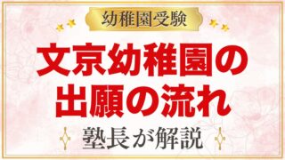 文京学院大学文京幼稚園の出願方法｜願書受付から入園手続きまでの流れ