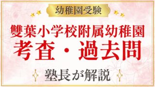 雙葉小学校附属幼稚園 考査・過去問