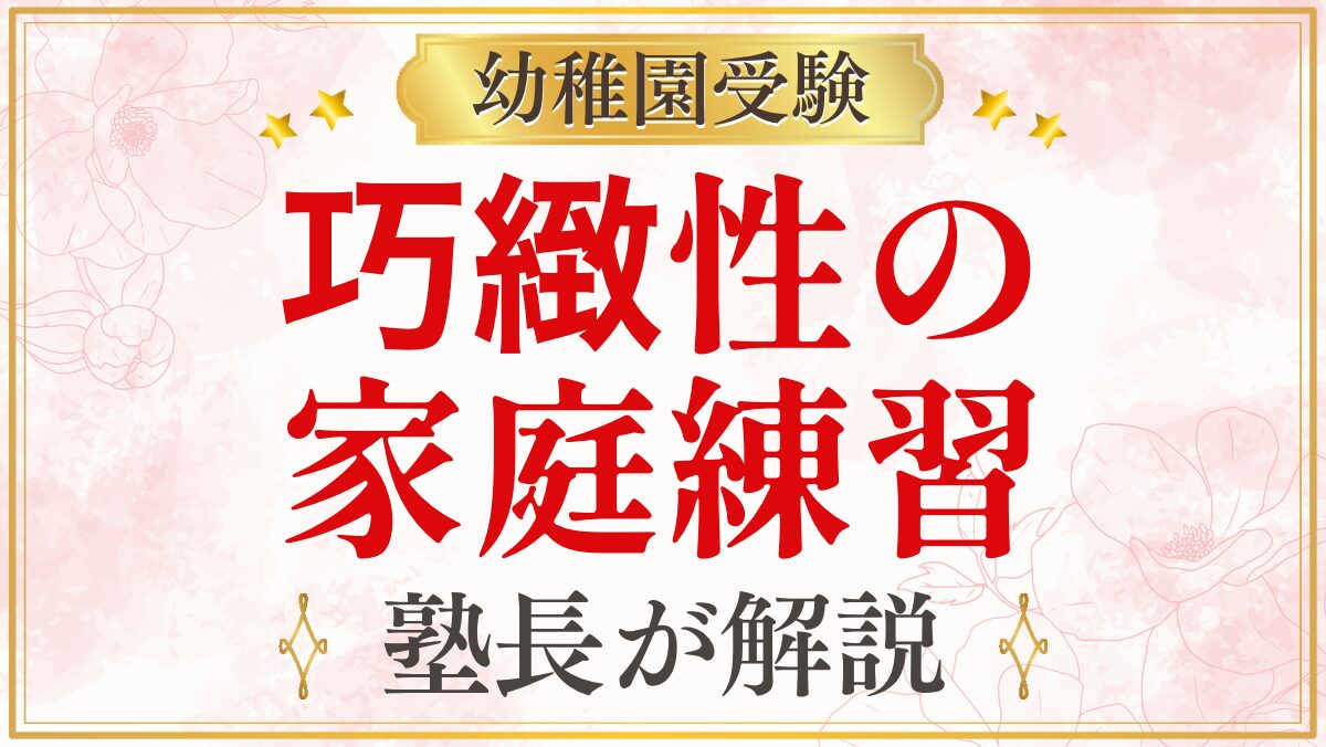 巧緻性の 家庭練習