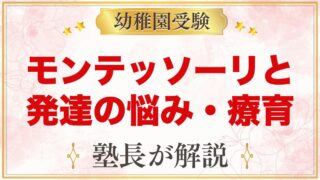 モンテッソーリと発達障害・療育｜違いと家庭での向き合い方